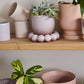 Pearl Pot with Saucer Set of 2 By Accent Decor | Planters, Troughs & Cachepots | Modishstore - 7