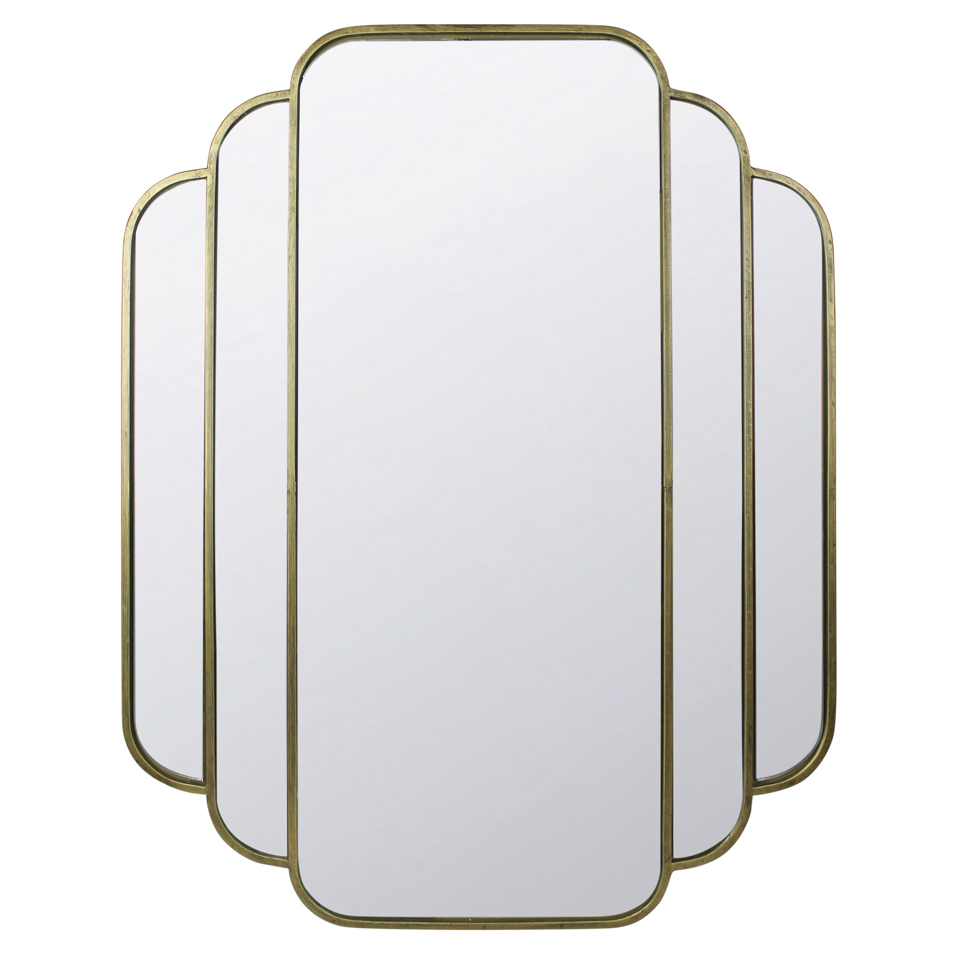 Gadsby Mirror, Brass - Deco By HomArt | Mirrors | Modishstore