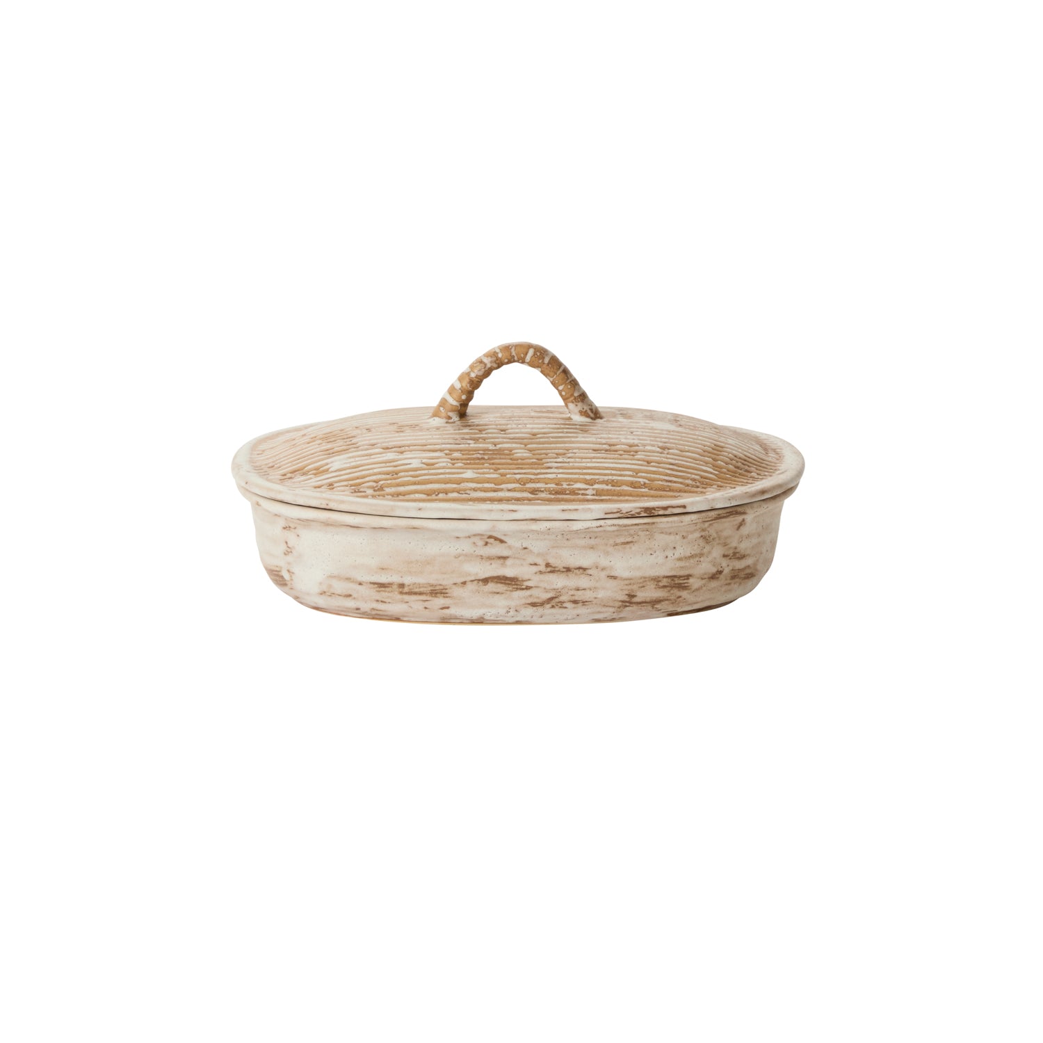 Sycamore Lidded Dish Set of 2 By Accent Decor | Planters, Troughs & Cachepots | Modishstore - 2