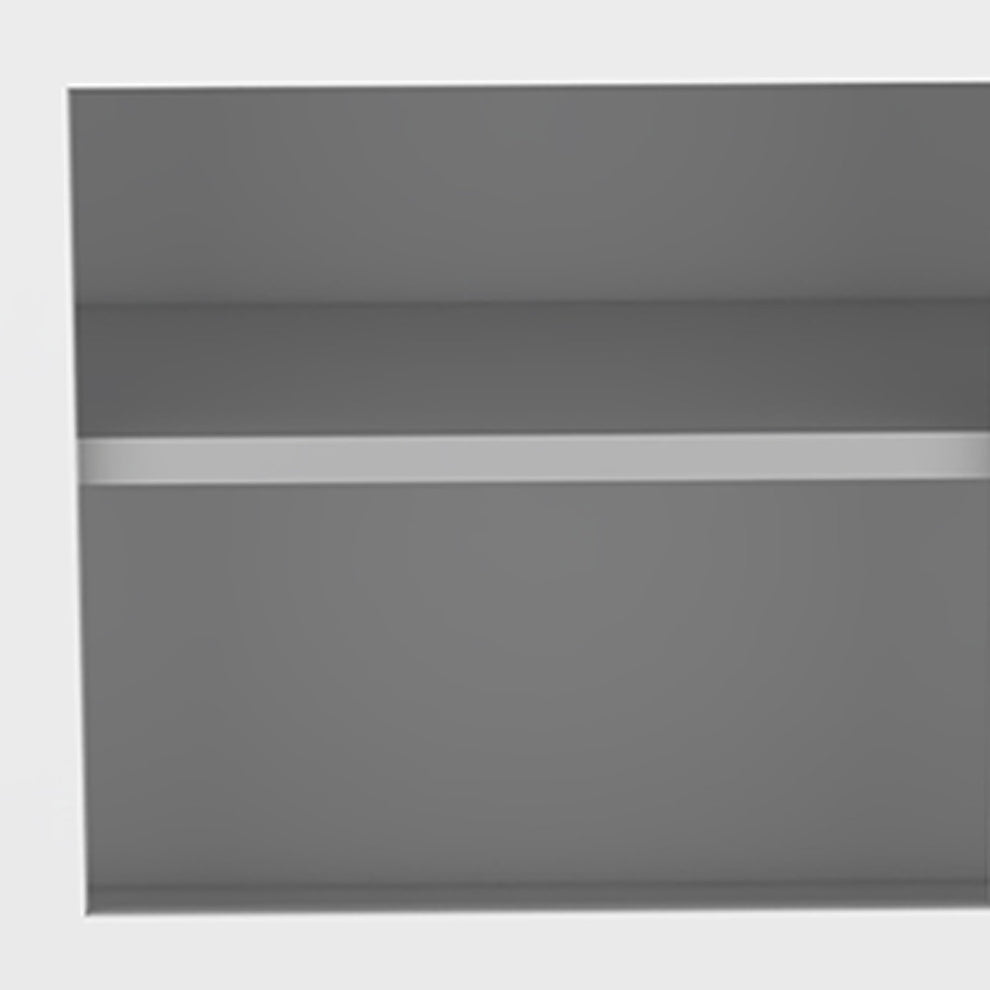 White Wall mounted Accent Cabinet With One Shelf By Homeroots | Cabinets | Modishstore - 6