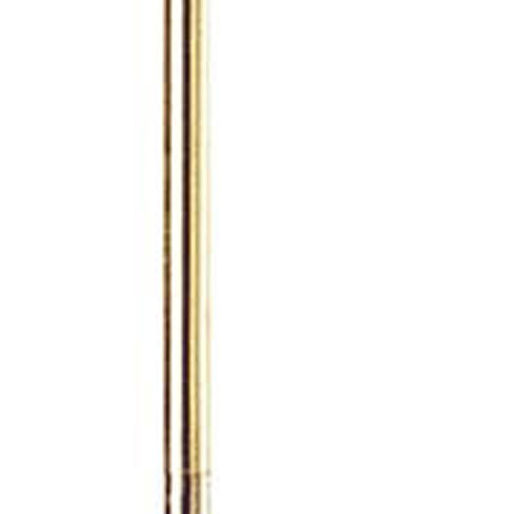 Bronze Adjustable Traditional Shaped Floor Lamp With Beige Empire Shade By Homeroots | Floor Lamps | Modishstore - 2