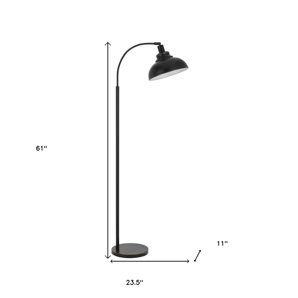 Bronze Traditional Shaped Floor Lamp By Homeroots | Floor Lamps | Modishstore - 6