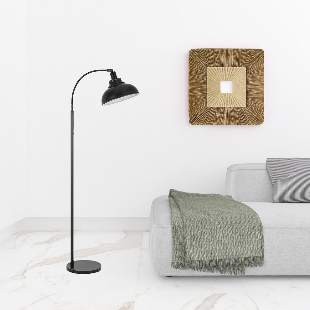 Bronze Traditional Shaped Floor Lamp By Homeroots | Floor Lamps | Modishstore - 3