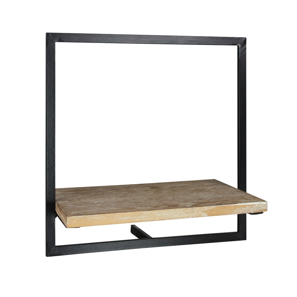 Jonas Shelf, Wood & Iron - Small Set Of 4 By HomArt | Wall Shelf | Modishstore