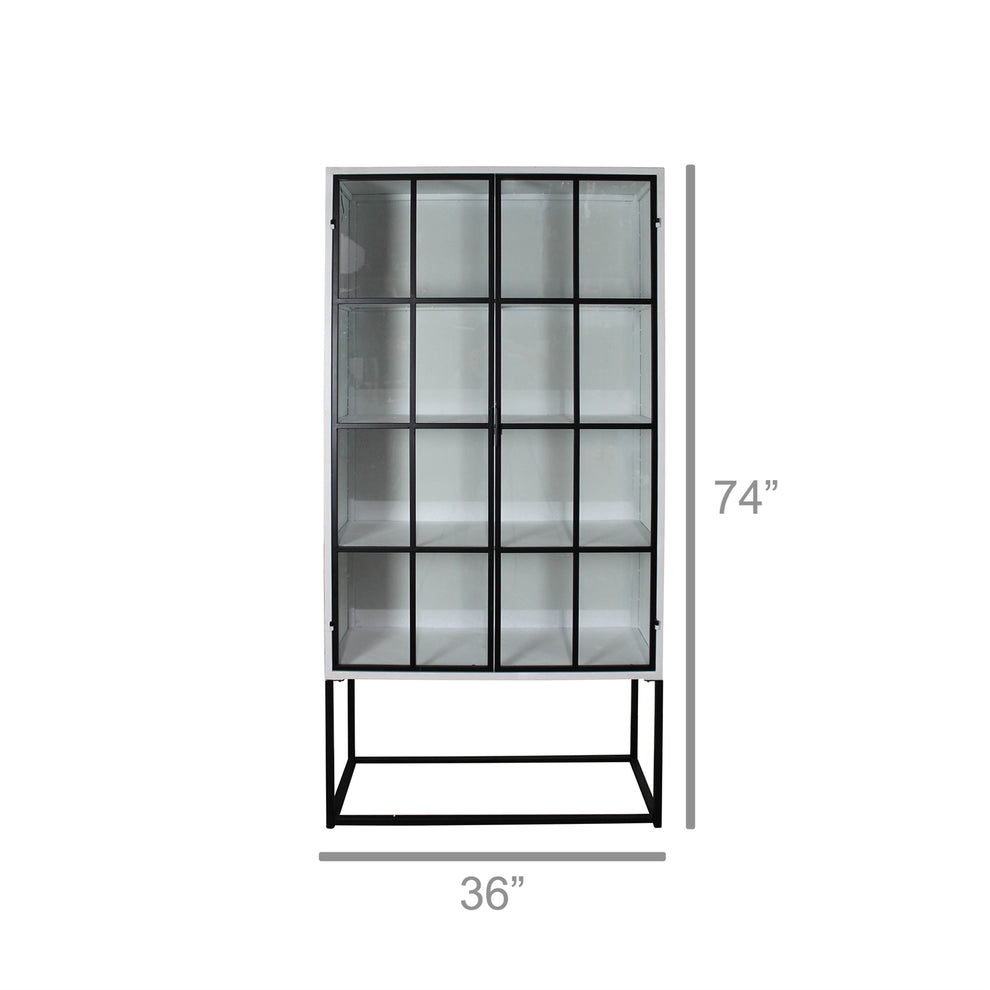 Morris Cabinet, Metal By HomArt | Cabinets | Modishstore - 3