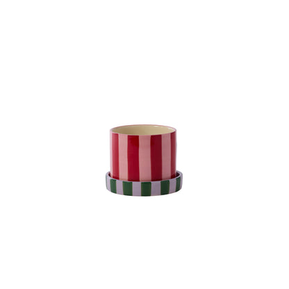 Joyelle Pot with Saucer Set of 4 By Accent Decor | Planters, Troughs & Cachepots | Modishstore - 2
