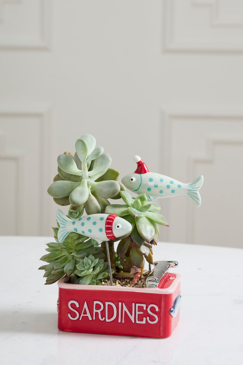Sardine Tin Planter Set of 4 By Accent Decor | Planters, Troughs & Cachepots | Modishstore - 7