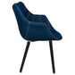 LeisureMod Milburn Tufted Denim Lounge Chair, Set of 2 | Lounge Chairs | Modishstore - 4