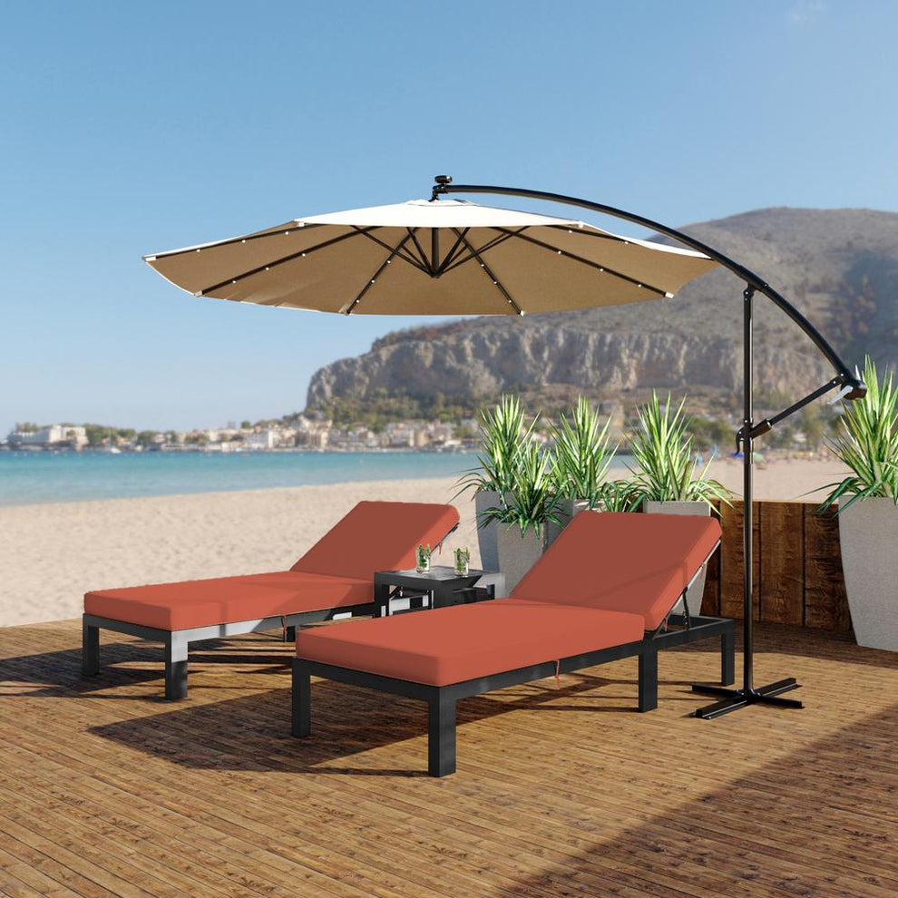 LeisureMod Chelsea Modern Outdoor Chaise Lounge Chair With Cushions | Outdoor Chaise Lounges | Modishstore - 15
