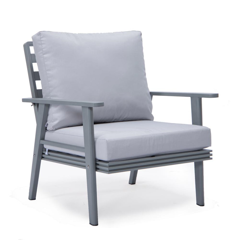 LeisureMod Walbrooke Modern 3-Piece Outdoor Patio Set with Grey Aluminum Frame | Outdoor Sofas, Loveseats & Sectionals | Modishstore - 55