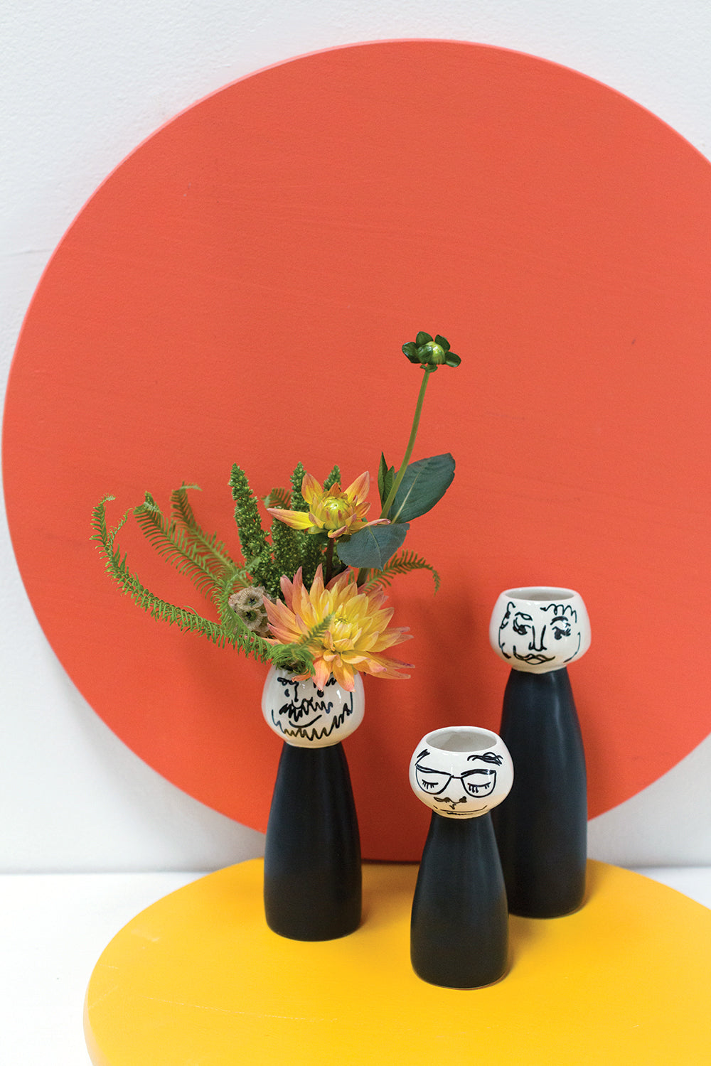 Lady and Gents Budvase Set of 4 By Accent Decor | Vases | Modishstore - 6