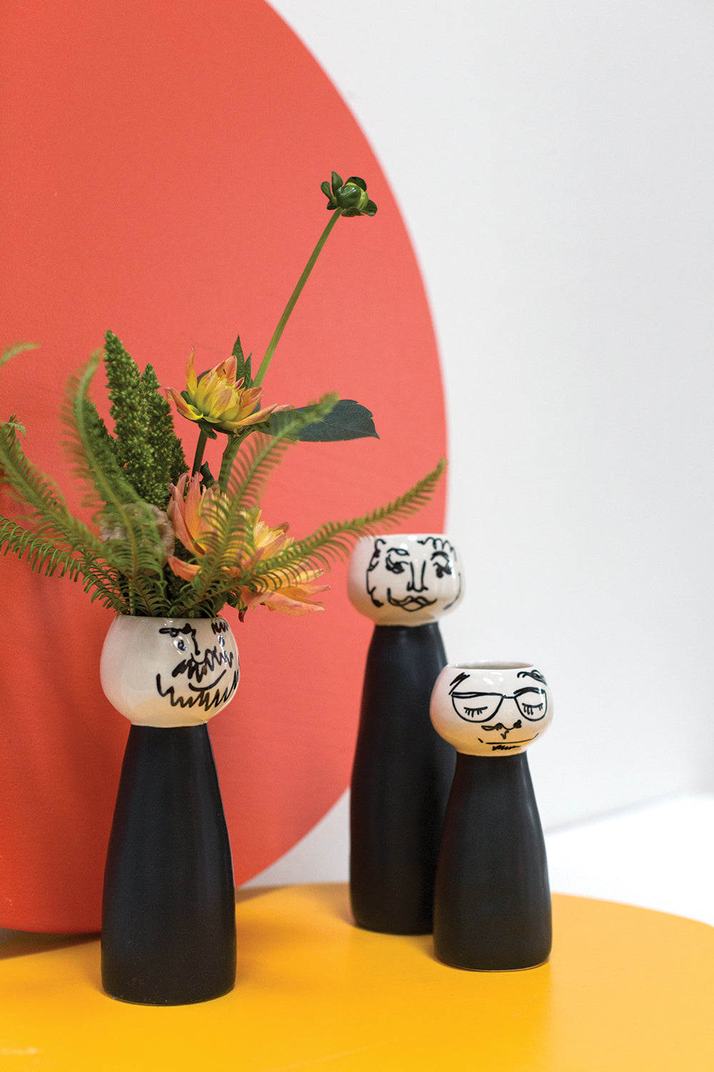 Lady and Gents Budvase Set of 4 By Accent Decor | Vases | Modishstore - 7