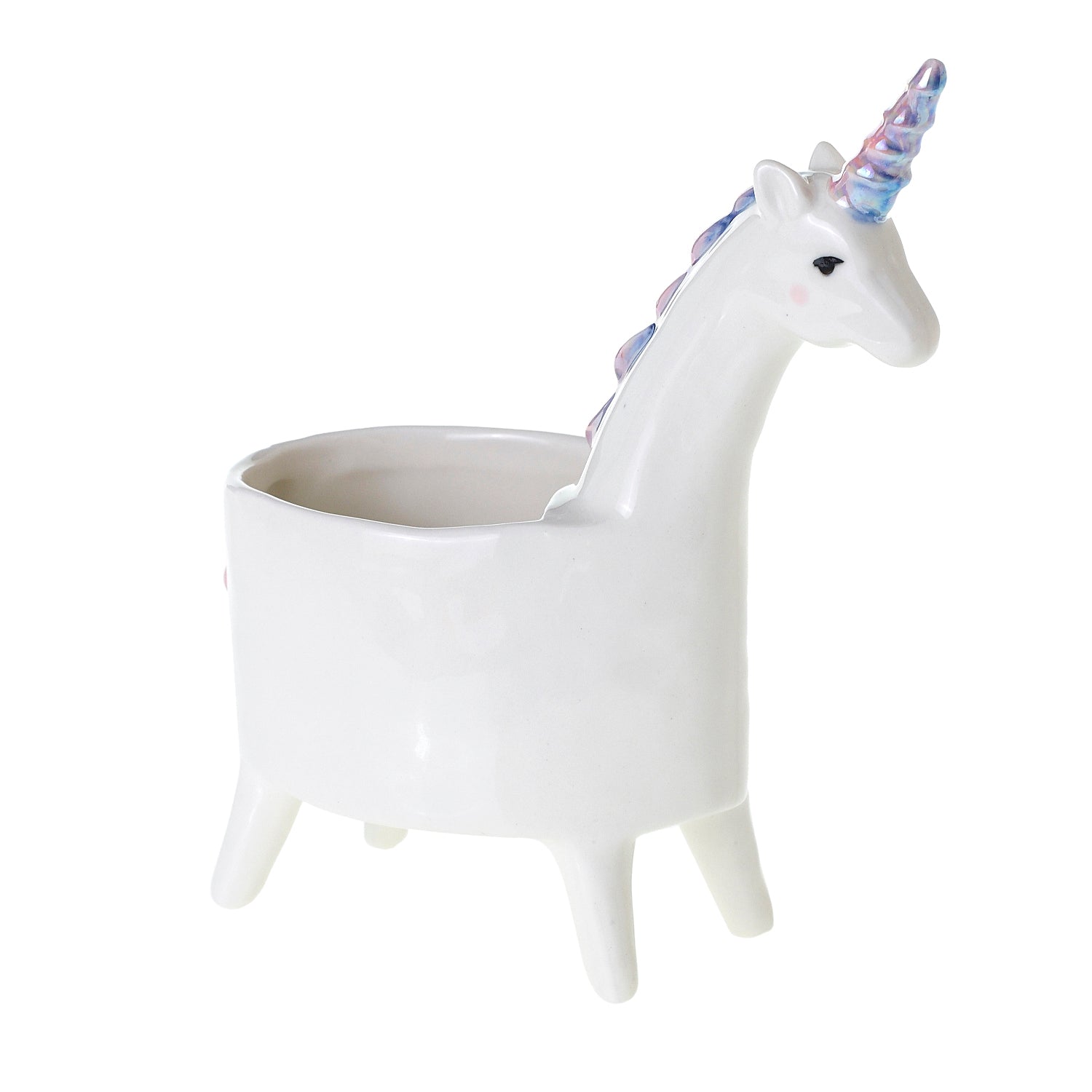 Lolly Unicorn Planter Set of 4 By Accent Decor | Planters, Troughs & Cachepots | Modishstore - 2