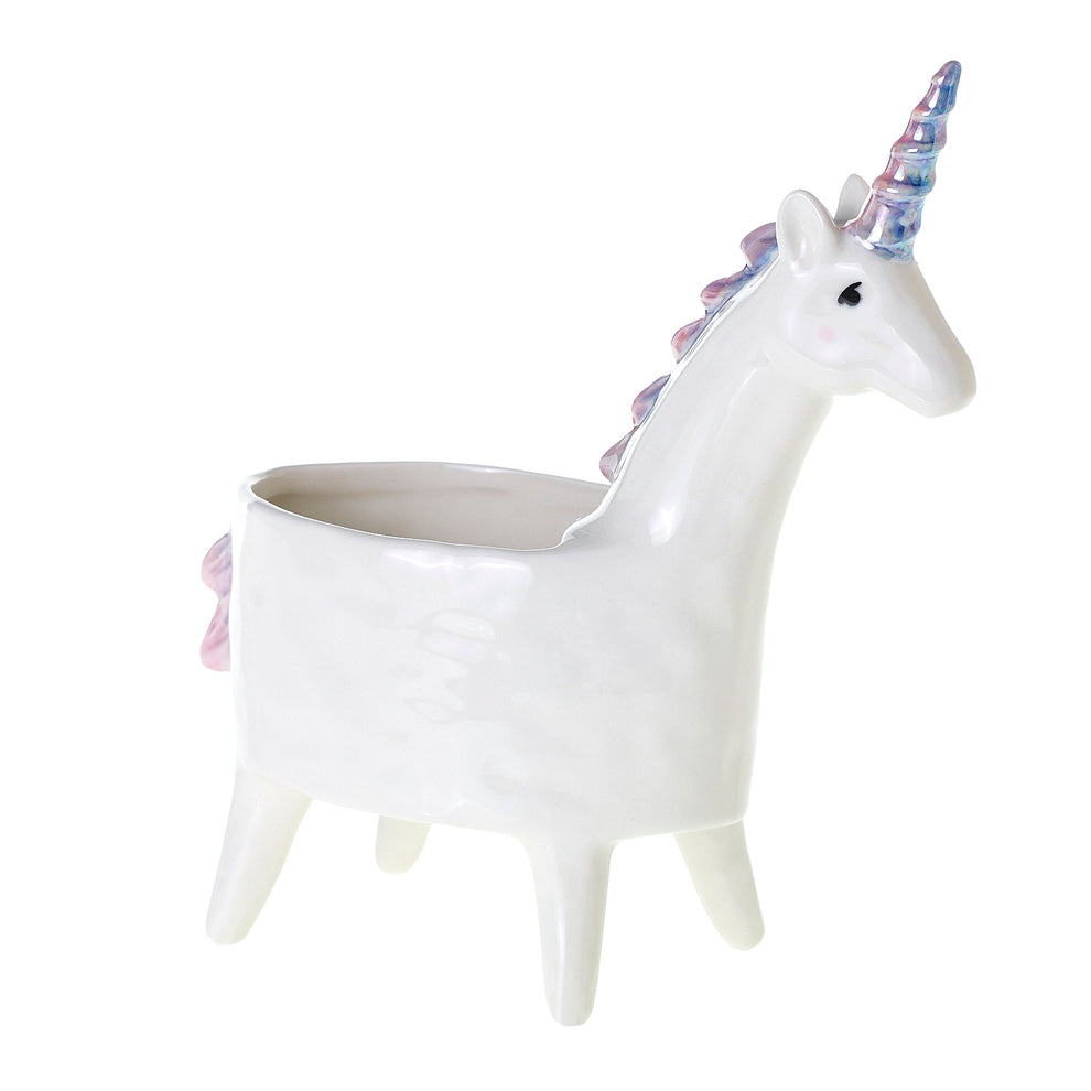 Lolly Unicorn Planter Set of 4 By Accent Decor | Planters, Troughs & Cachepots | Modishstore - 7