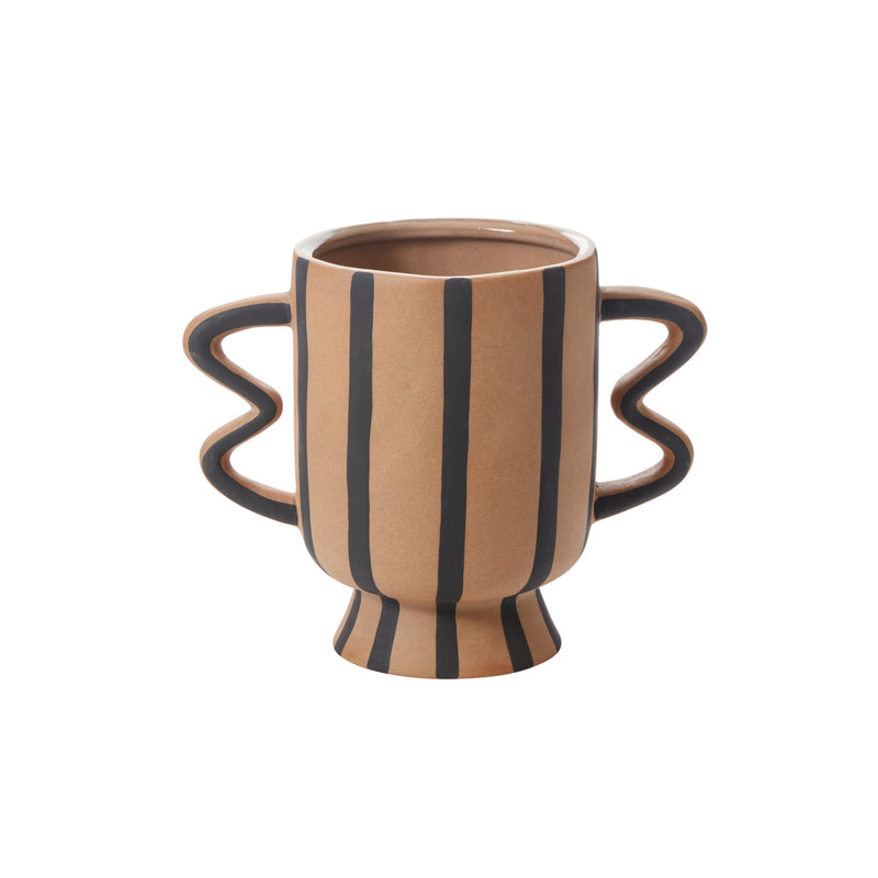 Akimbo Footed Pot Set of 2 By Accent Decor | Planters, Troughs & Cachepots | Modishstore - 5