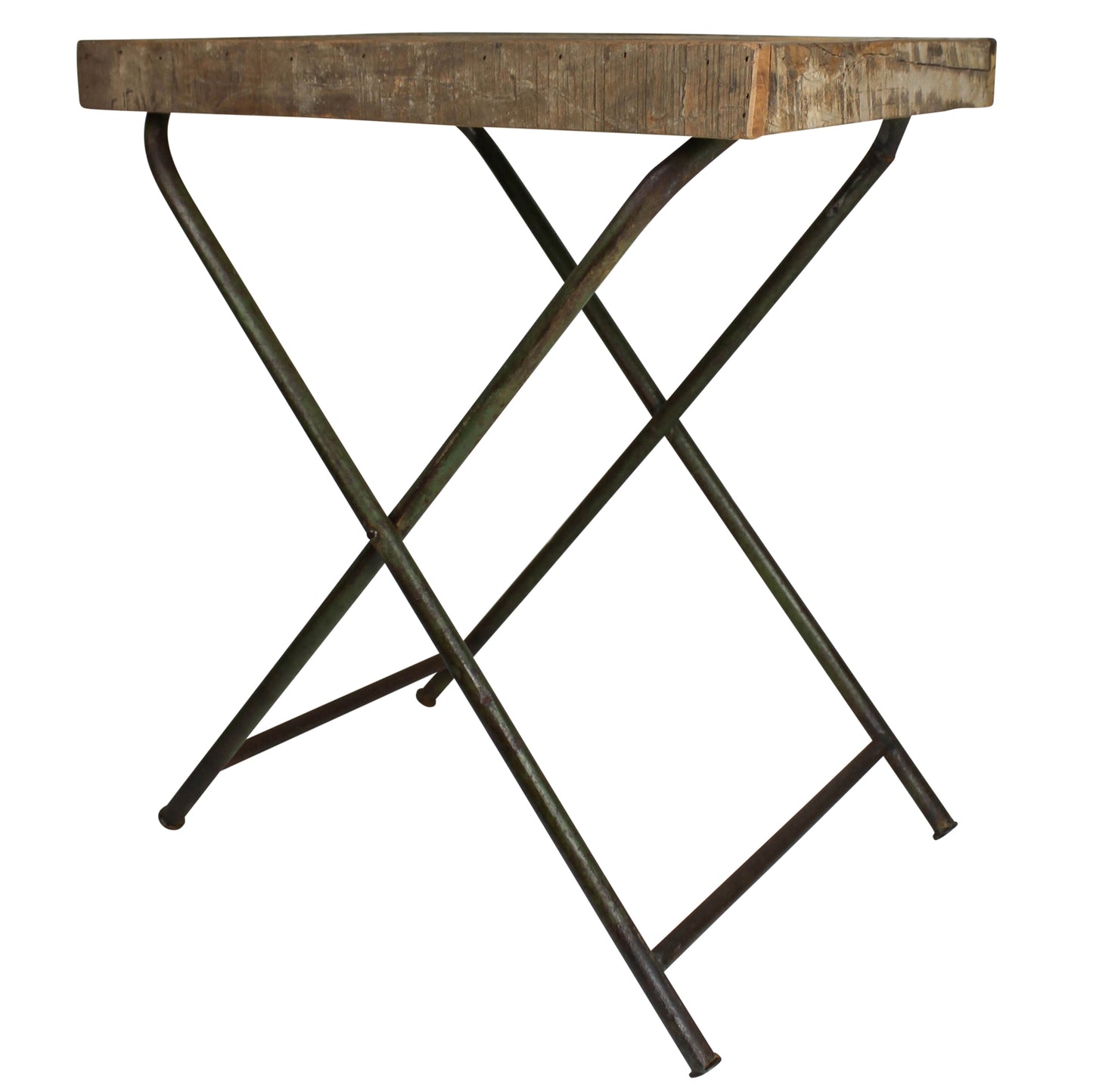Ingram Folding Tray Table, Reclaimed Wood By HomArt | Accent Tables | Modishstore - 2