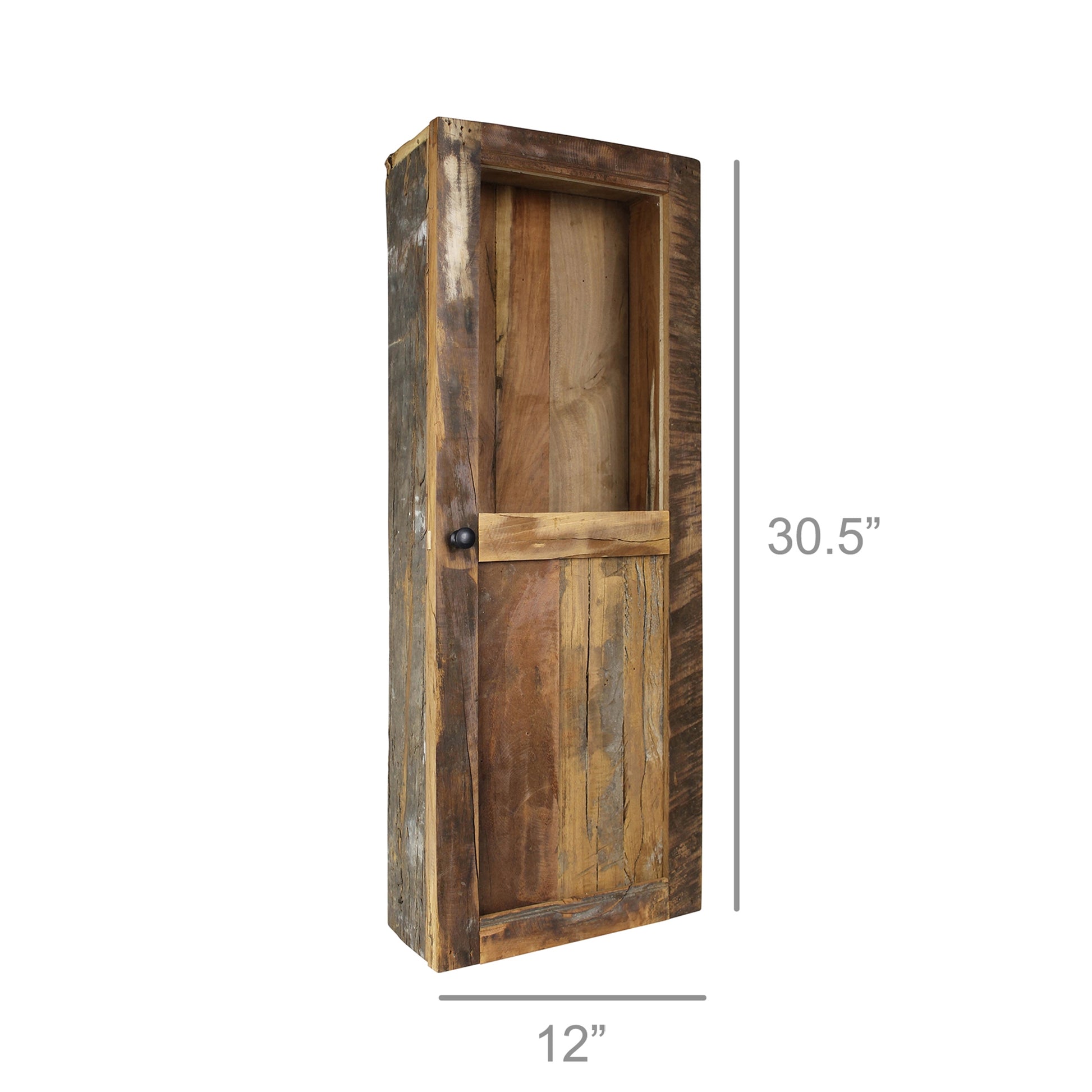 Ingram Wall Cabinet, Reclaimed Wood By HomArt | Cabinets | Modishstore - 4