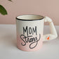 Mom Strong Mug Set of 4 By Accent Decor | Planters, Troughs & Cachepots | Modishstore - 4