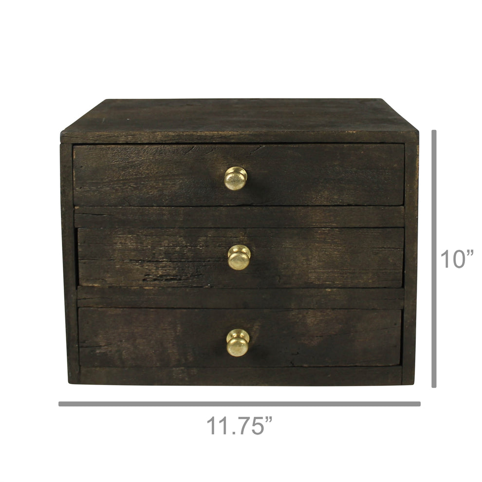 Jackson Case, 3 Drawers Set Of 4 By HomArt | Drawers | Modishstore - 4