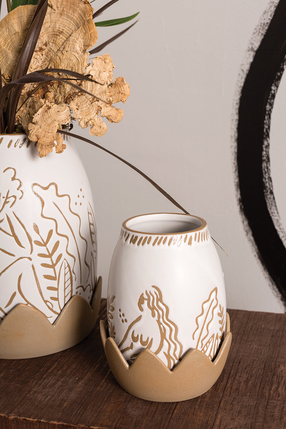 Raveena Vase Set of 8 By Accent Decor | Vases | Modishstore - 7
