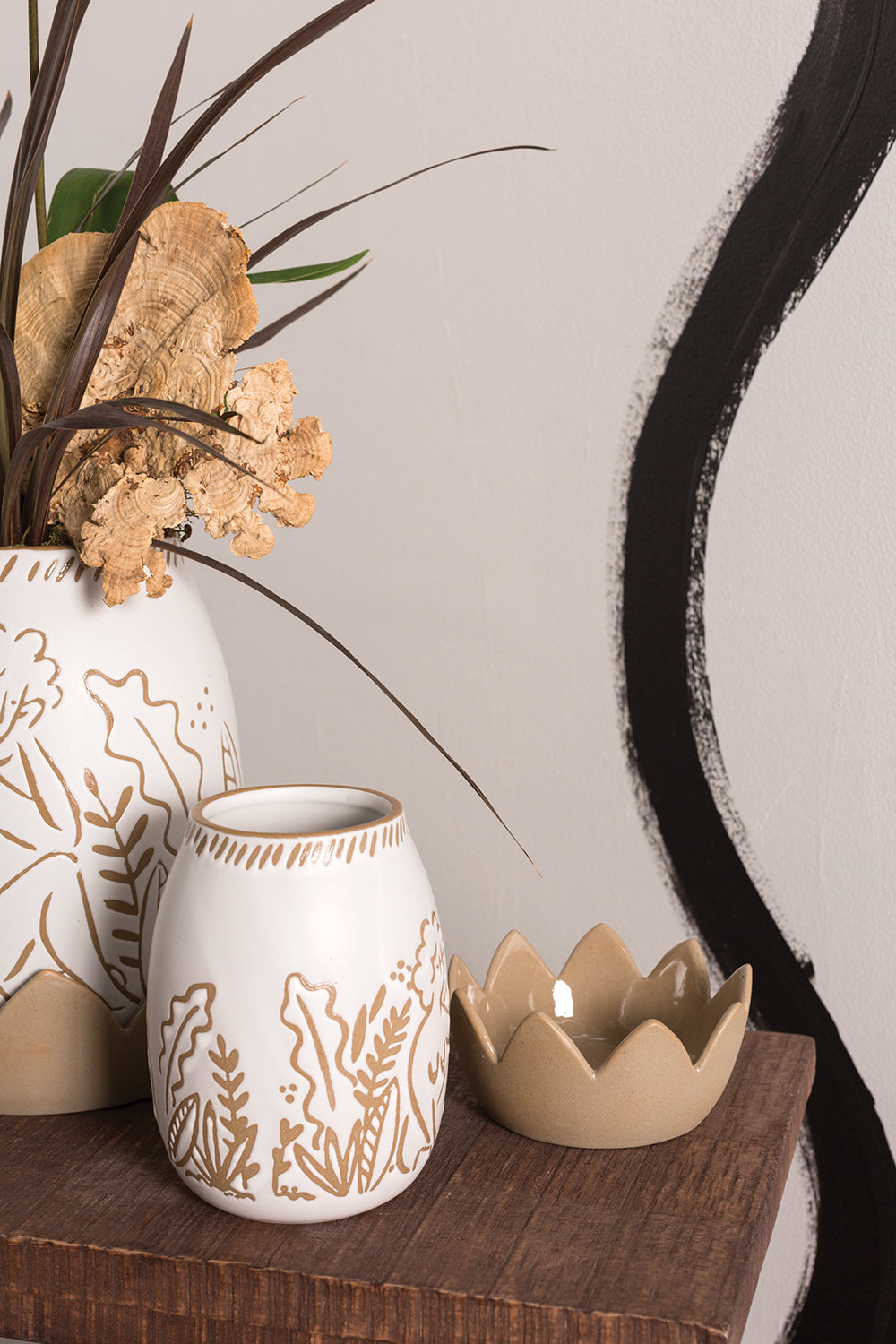 Raveena Vase Set of 8 By Accent Decor | Vases | Modishstore - 8