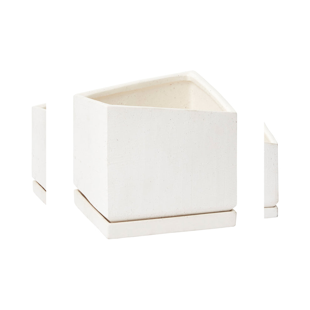Tevy Pot Set of 2 By Accent Decor | Planters, Troughs & Cachepots | Modishstore - 8