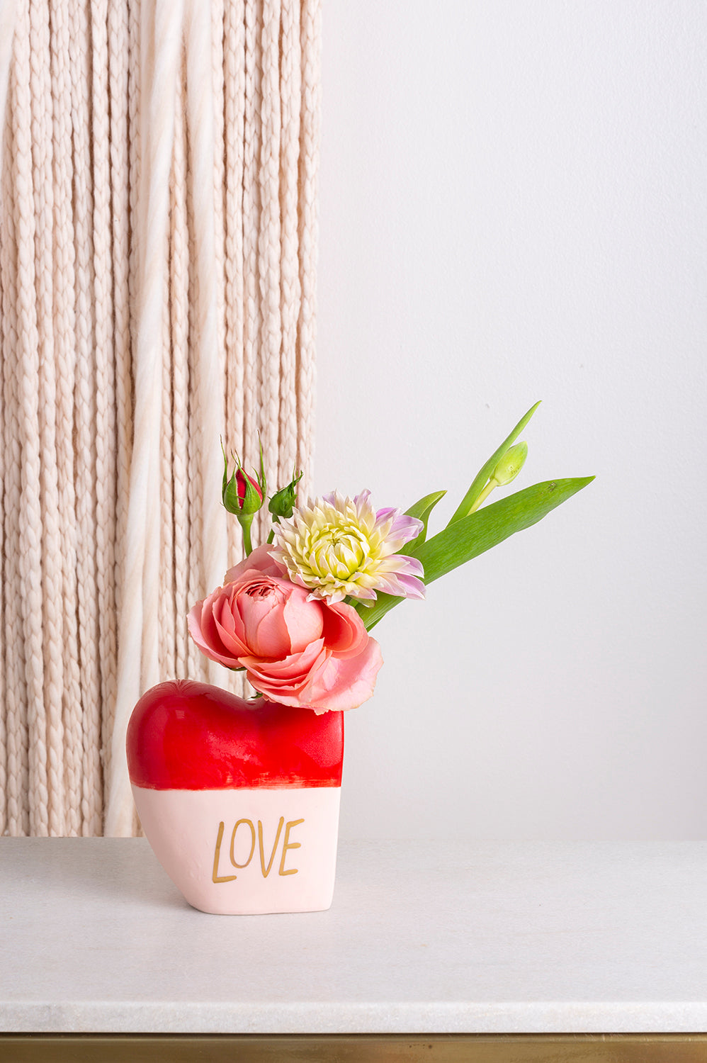 Lots of Love Budvase Set of 4 By Accent Decor | Vases | Modishstore - 6