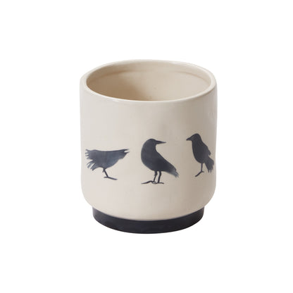 Corvus Pot Set of 4 By Accent Decor | Planters, Troughs & Cachepots | Modishstore - 2