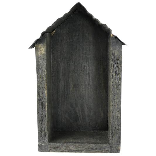 Wood Hut Set Of 4 By HomArt | Ornaments | Modishstore