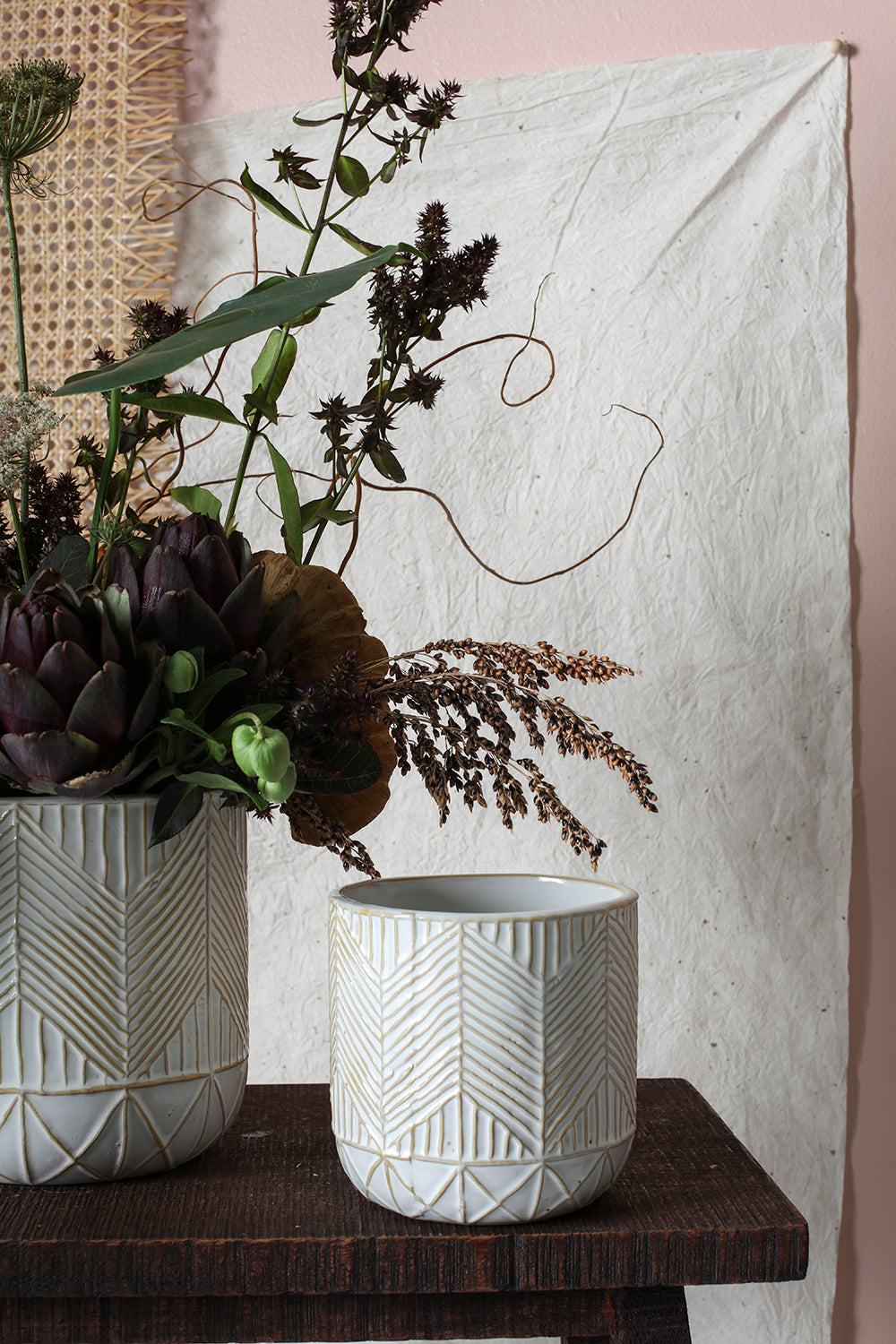 Whitcomb Pot Set of 8 By Accent Decor | Planters, Troughs & Cachepots | Modishstore - 7