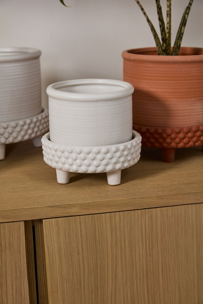 Jane Footed Pot Set of 4 By Accent Decor | Planters, Troughs & Cachepots | Modishstore - 8