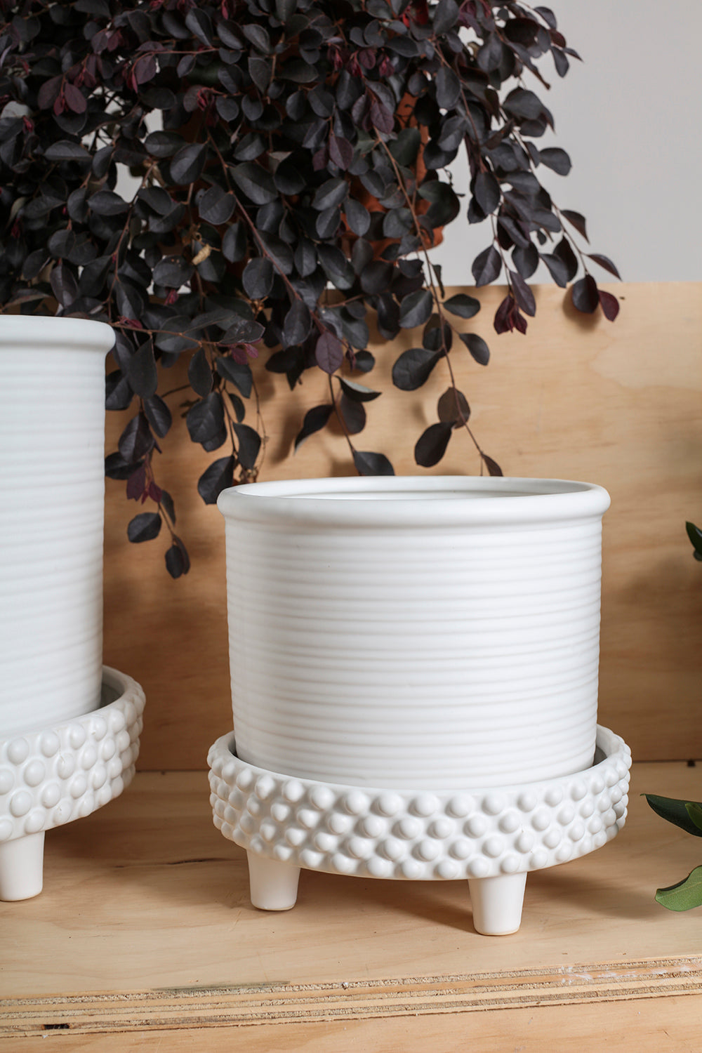 Jane Footed Pot Set of 4 By Accent Decor | Planters, Troughs & Cachepots | Modishstore - 13