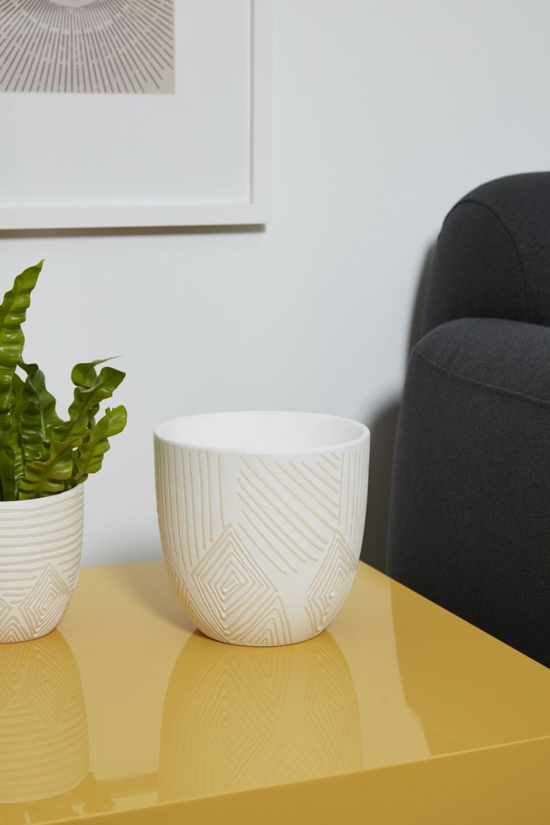 Pfiefer Pot Set Of 4 By Accent Decor | Planters, Troughs & Cachepots | Modishstore - 2
