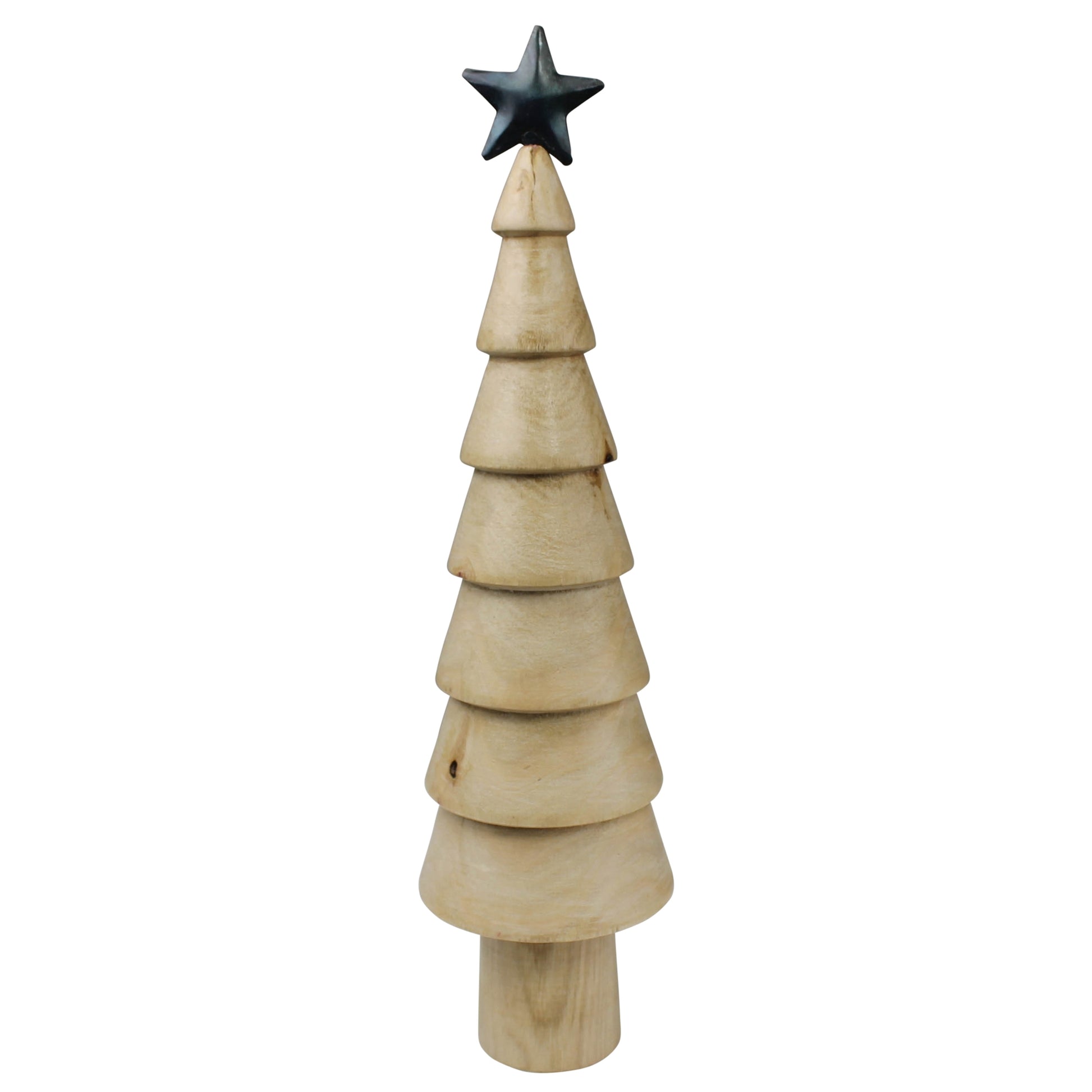 Copenhagen Tree with Star, Wood - Small Set Of 4 By HomArt | Tabletop Trees | Modishstore - 8