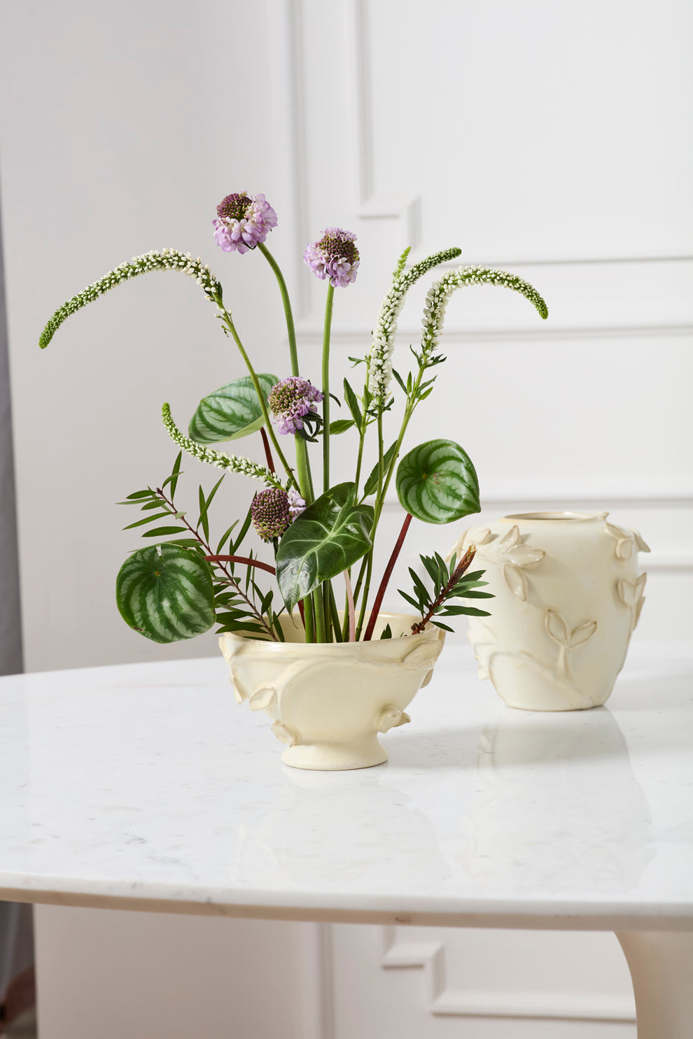 Bianca Compote Set of 4 By Accent Decor | Planters, Troughs & Cachepots | Modishstore - 5