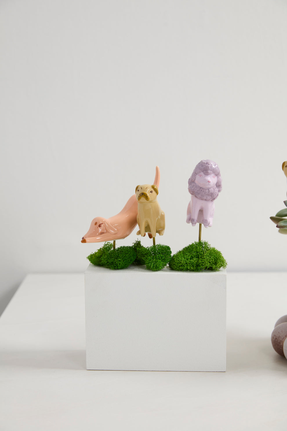 Playful Pups Plant Sticks - Set of 6 By Accent Decor | Planters, Troughs & Cachepots | Modishstore - 5