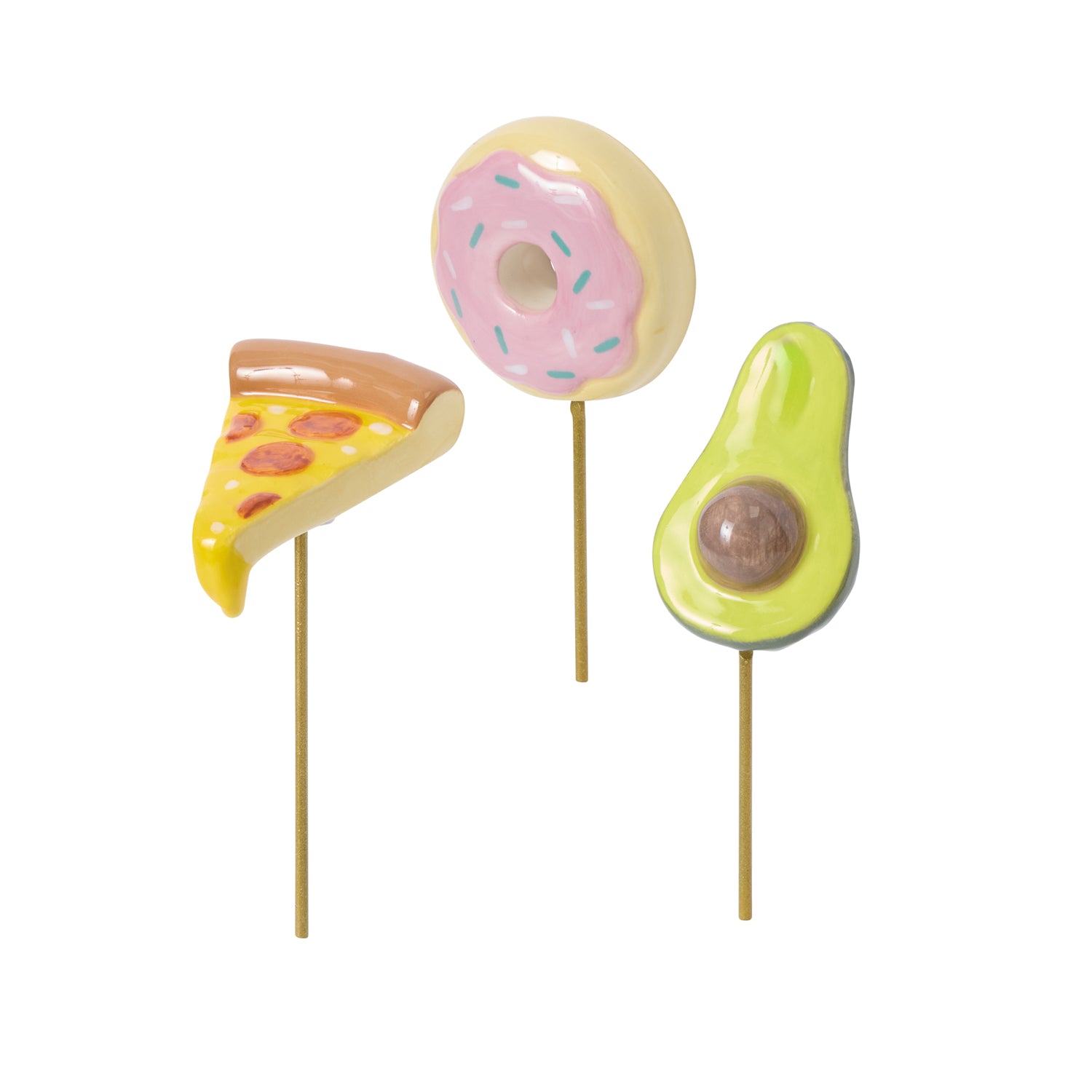 Yummy Plant Sticks - Set of 6 By Accent Decor | Planters, Troughs & Cachepots | Modishstore - 2