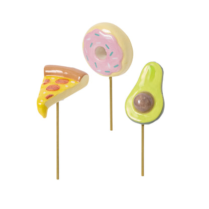 Yummy Plant Sticks - Set of 6 By Accent Decor | Planters, Troughs & Cachepots | Modishstore - 2