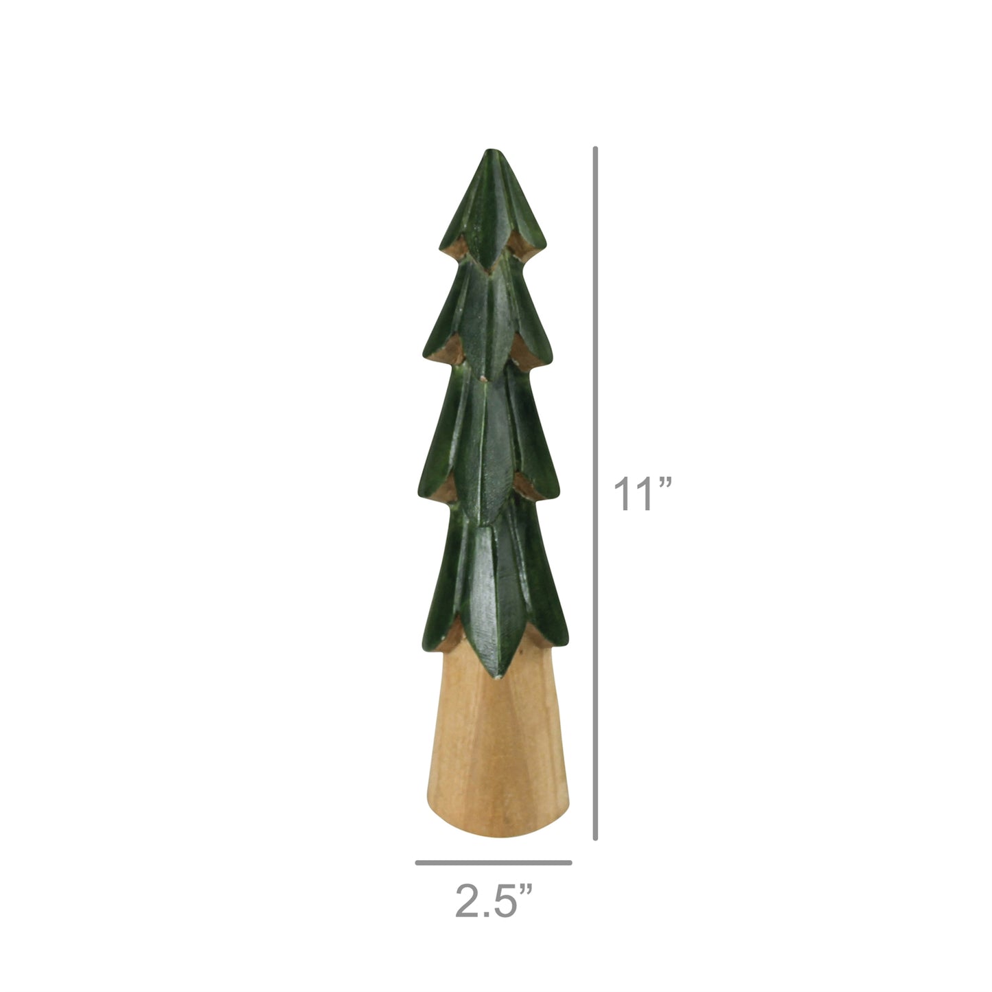 York Tree, Wood - Small Set Of 4 By HomArt | Tabletop Trees | Modishstore - 4