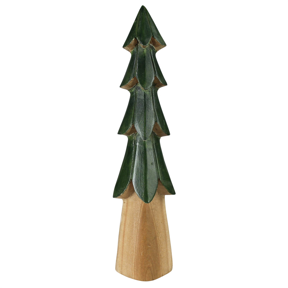 York Tree, Wood - Small Set Of 4 By HomArt | Tabletop Trees | Modishstore - 5