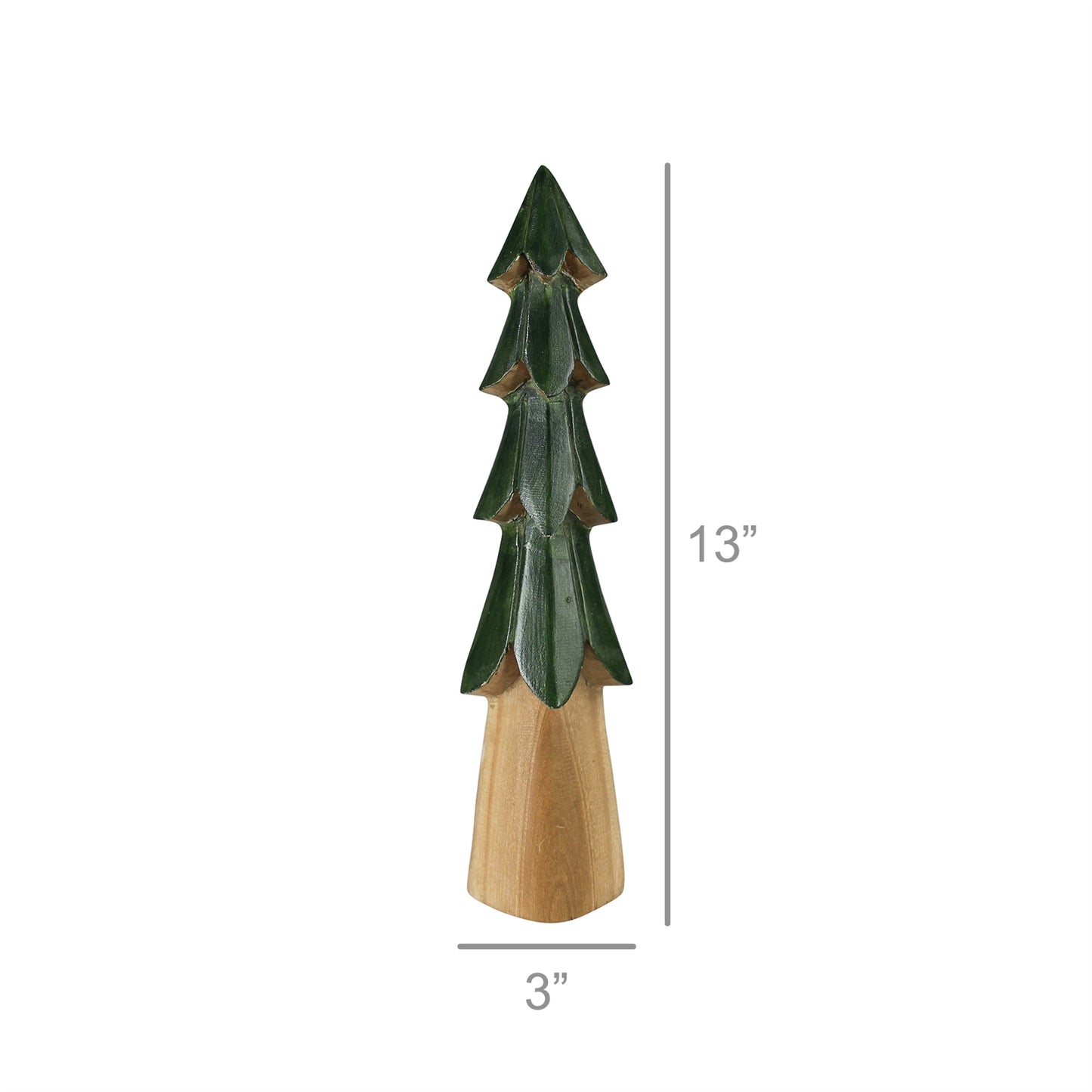 York Tree, Wood - Small Set Of 4 By HomArt | Tabletop Trees | Modishstore - 6