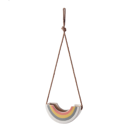 Rainbow Hanging Planter Set of 2 By Accent Decor | Planters, Troughs & Cachepots | Modishstore - 2
