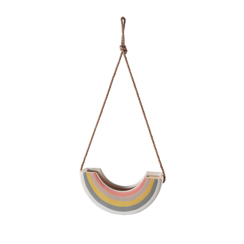 Rainbow Hanging Planter Set of 2 By Accent Decor | Planters, Troughs & Cachepots | Modishstore - 6