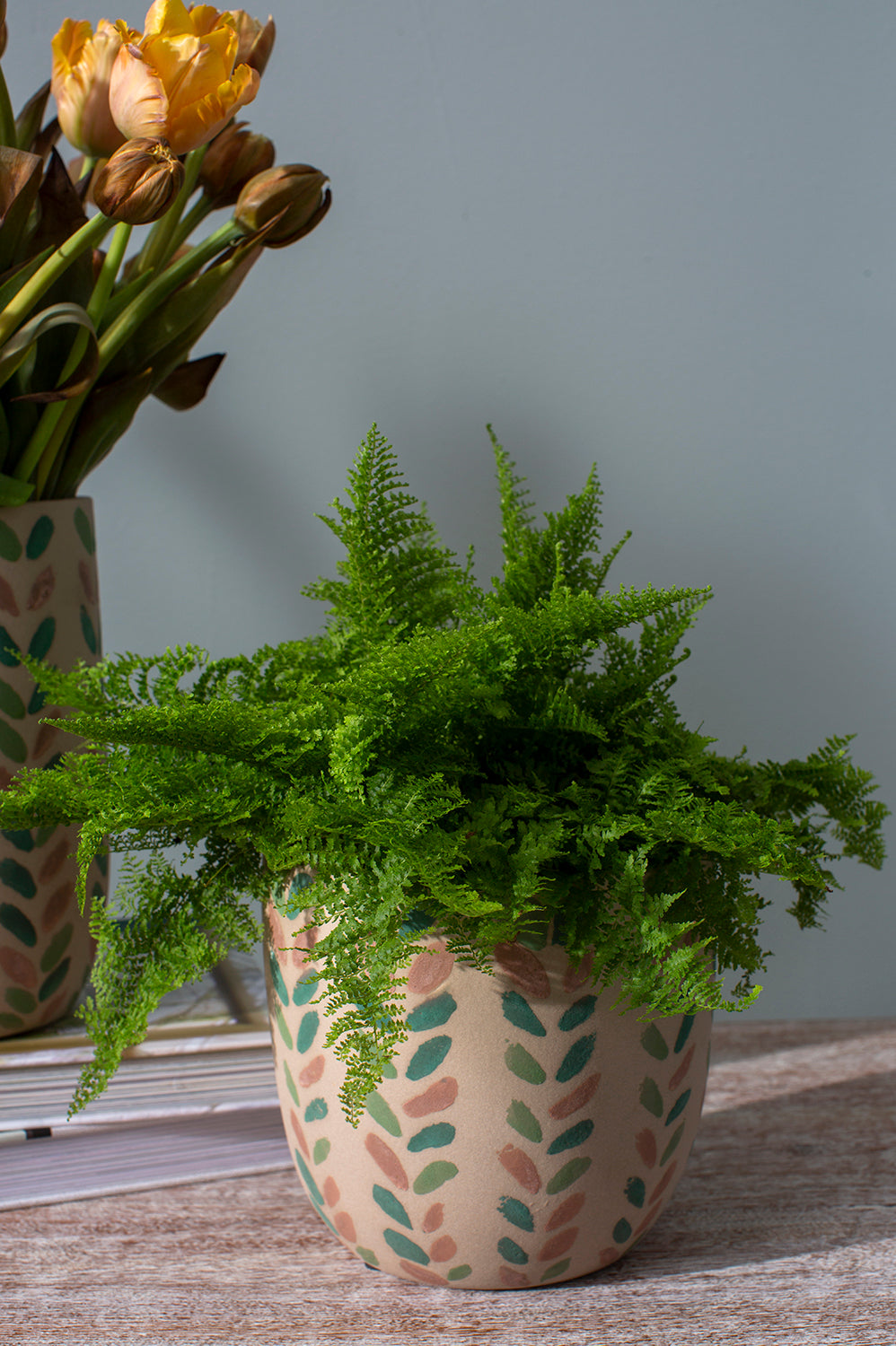 Springtime Collection Set of 2 By Accent Decor | Planters, Troughs & Cachepots | Modishstore - 5