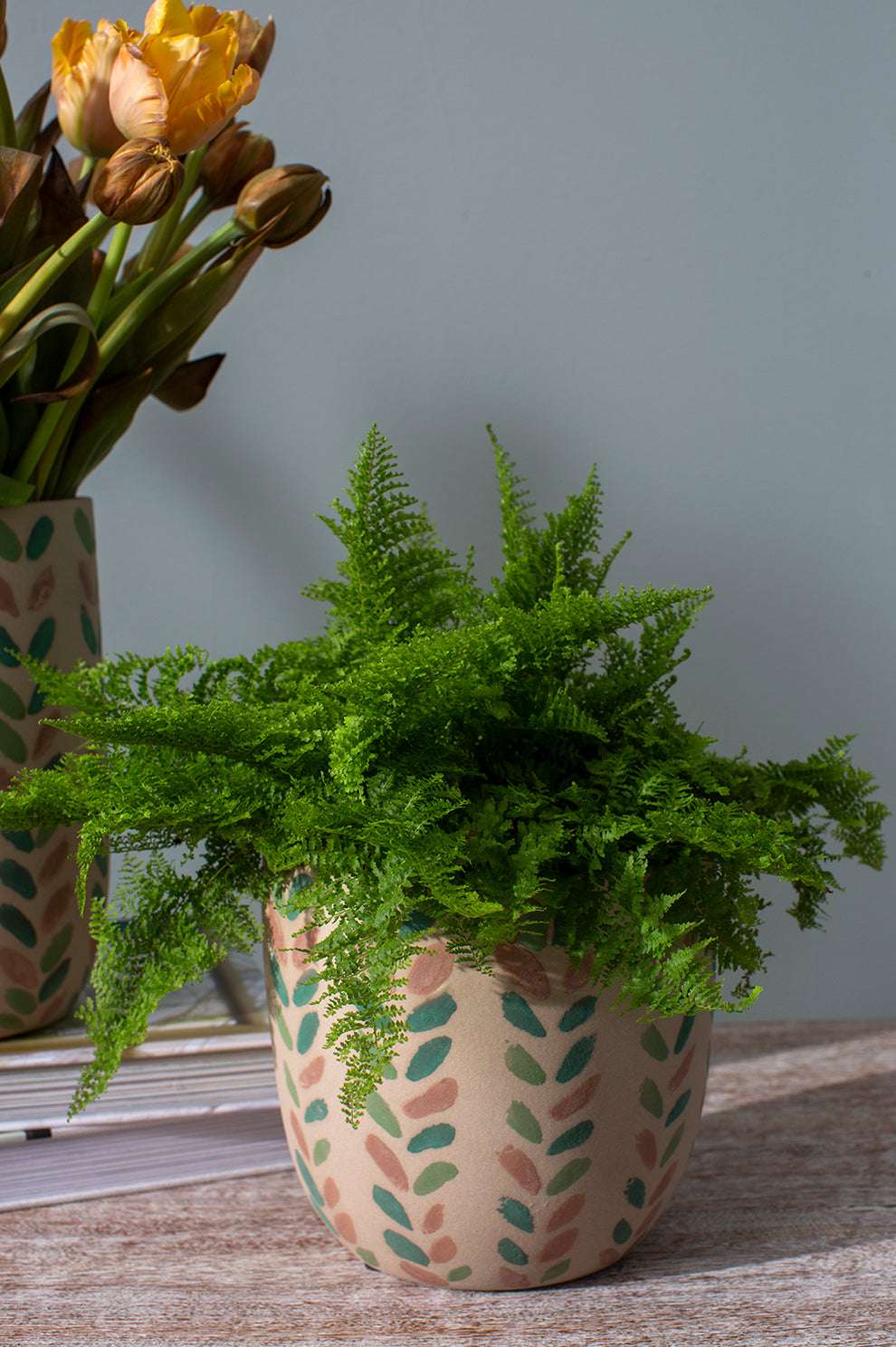 Springtime Collection Set of 2 By Accent Decor | Planters, Troughs & Cachepots | Modishstore - 5