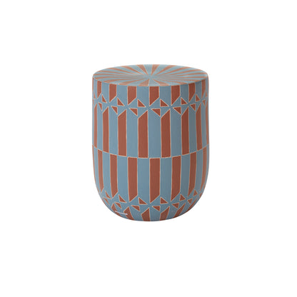 Kaleidoscope Stool By Accent Decor | Planters, Troughs & Cachepots | Modishstore - 2