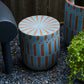 Kaleidoscope Stool By Accent Decor | Planters, Troughs & Cachepots | Modishstore - 4