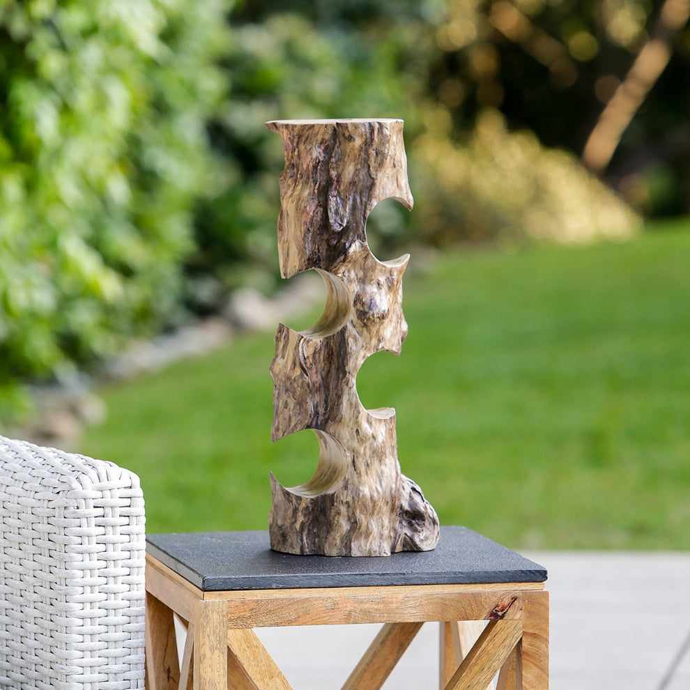 Coffee Root Wine Holder Set of 2 By Garden Age Supply | Sculptures | Modishstore - 4