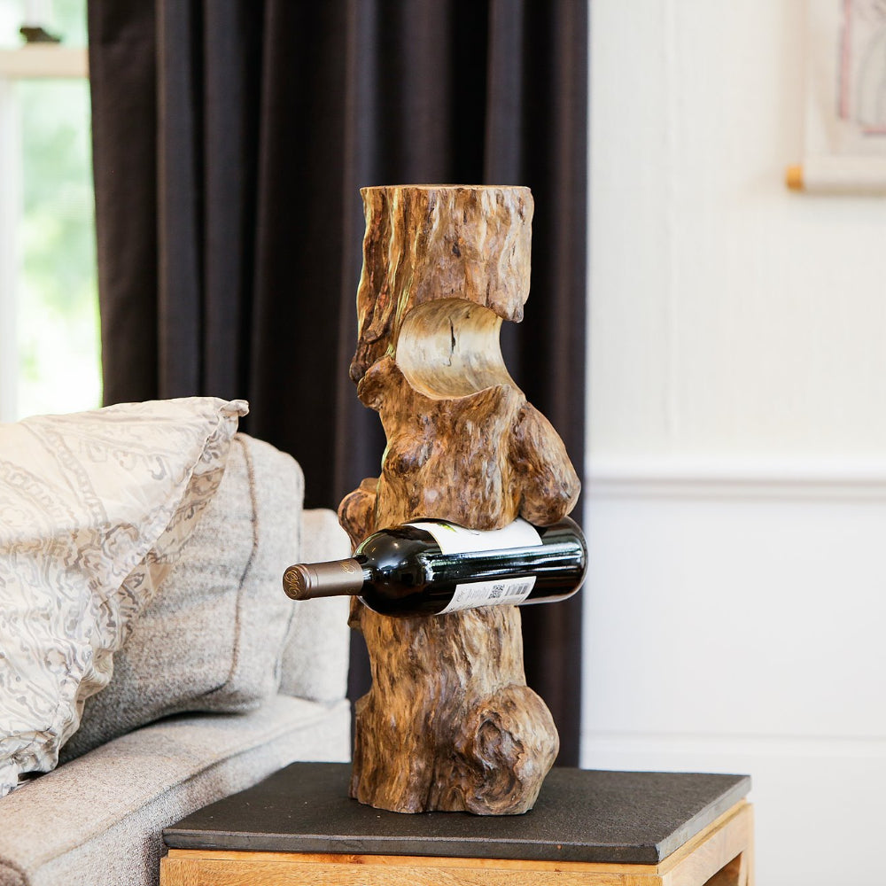 Coffee Root Wine Holder Set of 2 By Garden Age Supply | Sculptures | Modishstore - 1
