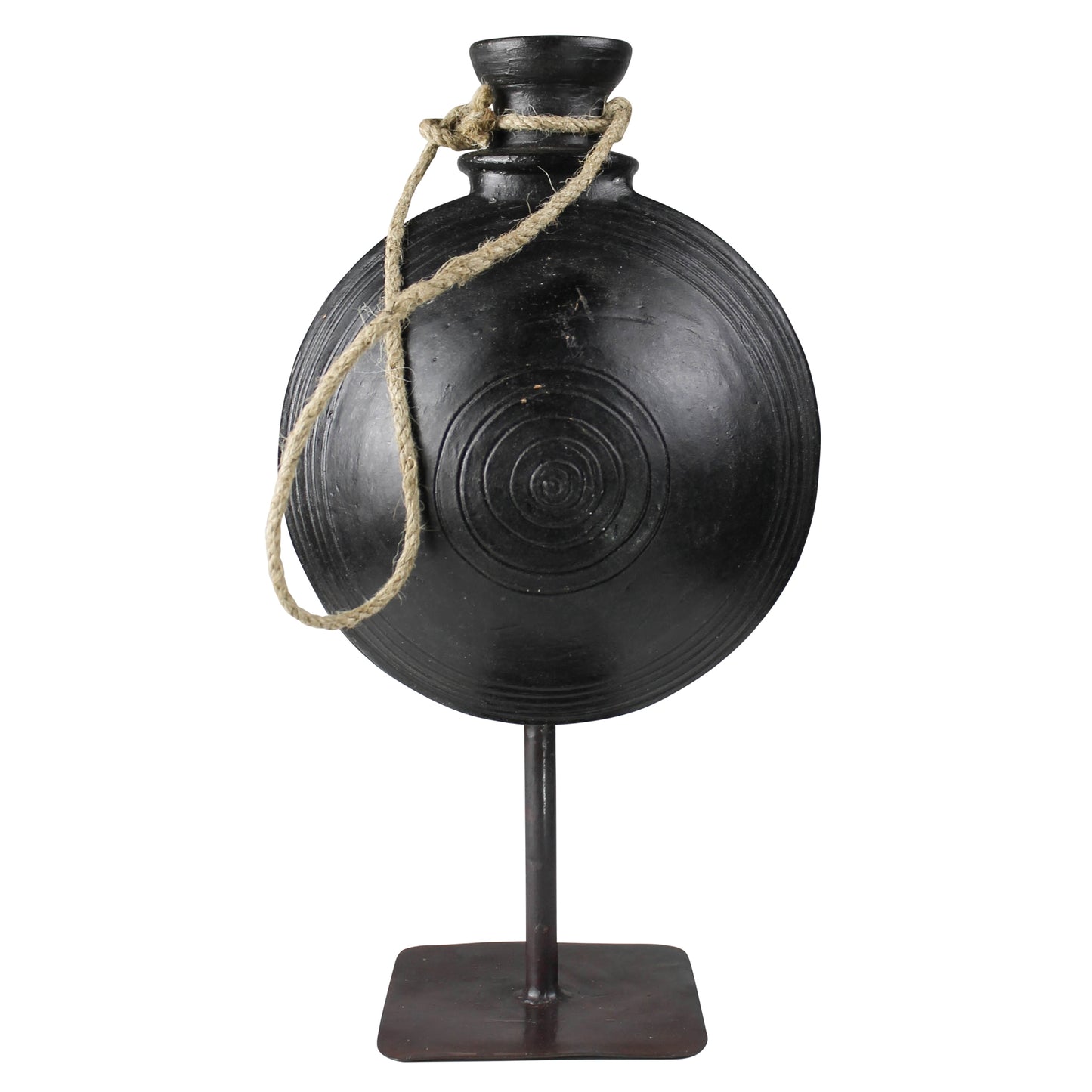 Bola Clay Pot on Stand - Medium Set Of 4 By HomArt | Planters, Troughs & Cachepots | Modishstore - 3